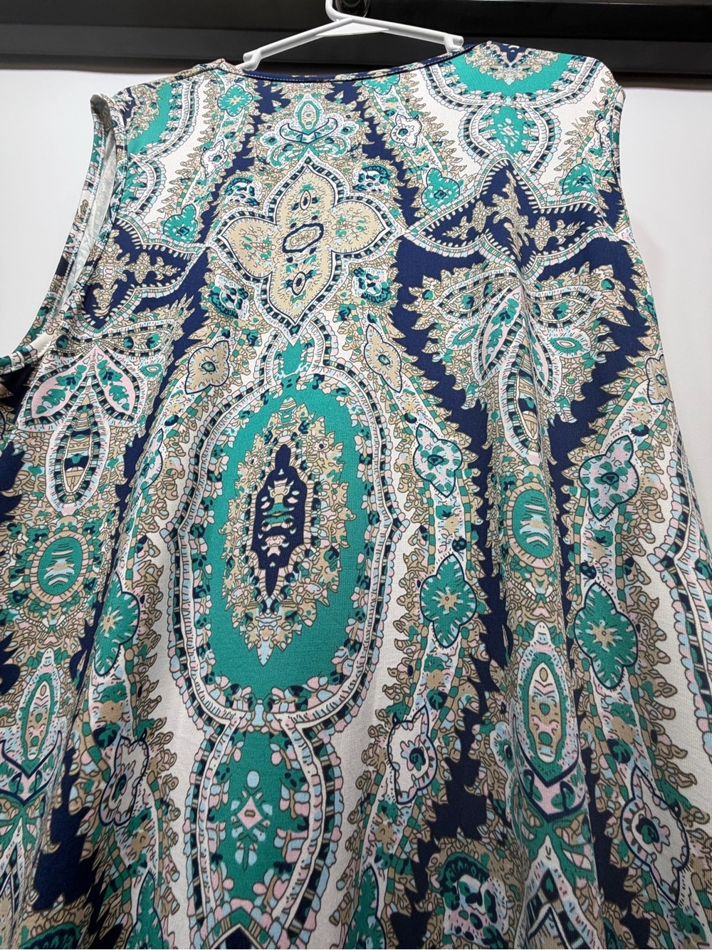Soft Surroundings Kaleidoscope Paisley Maxi Dress Size 2X - Picture 9 of 10